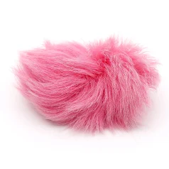 Fuchsia Caribou Fur 1x3 inch