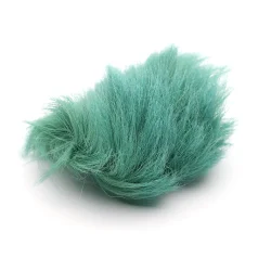 Emerald Green Caribou Fur 1x3 inch