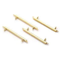 MIYUKI Slide Tube End 35mm 24K Gold Plating- Nickel Free