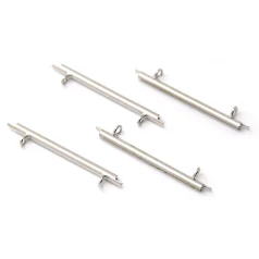 MIYUKI Slide Tube End 35mm Silver Colour, CZS Plating - Nickel Free