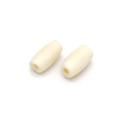 Bead, Bone 1/2" Bone Pipe - Tea Dyed