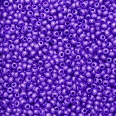Czech Seed Beads, 10/0 - Dyed Chalk Purple (loose)