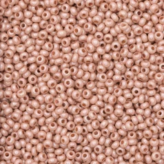 Czech Seed Beads, 10/0 – Opaque Luster Light Rose Terra (loose)