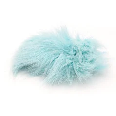 Light Aquamarine Caribou Fur 1x3 inch
