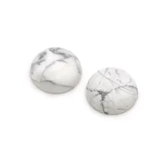 Howlite Coin Cabochons,16mm