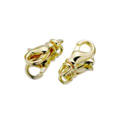Swivel Lobster Clasp (length 10mm width 6mm)-14K Gold Plated Nickel Free