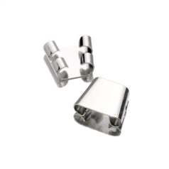 Bolo slide 19x14.5mm Nickel Colour, Nickel Free  fits 3-4mm bolo cord