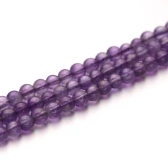 A Grade Amethyst Rounds 4mm.
