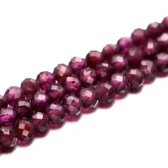 Garnet Faceted Round 3mm