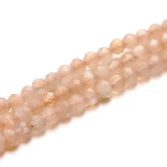 Sunstone 3mm Faceted Round