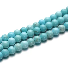 Turquoise Magnesite Rounds 4mm