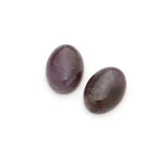 Amethyst Oval Cabochons, 10X14mm