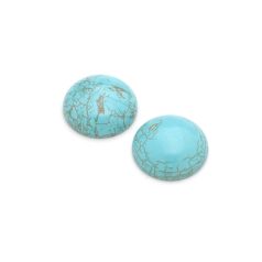 Turquoise Magnesite Coin Cabochons,20mm