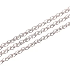Sterling Silver Cable Chain - 1mm