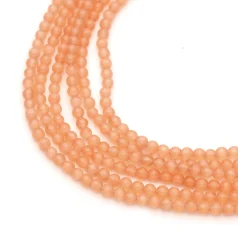 Fiber Optic Cat Eye Beads 6mm Gold stone