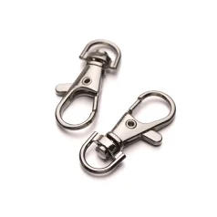 Swivel Lanyard Snap Hook( Keychain hook )  8.5mm, 39mm length- Nickel plated