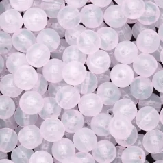 Preciosa Czech Druk Glass, 6mm Round Bead, Pink Opal (Hole Size 1.1mm)