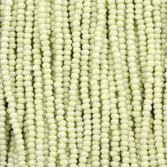 Czech Seed Beads, 11/0 - Solgel Chalk Yellow 2 (strung)