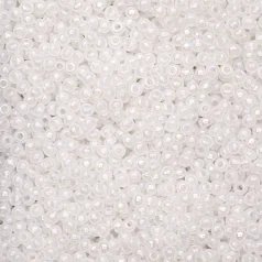 Czech Seed Beads, 10/0 - Opaque Rainbow Alabaster (loose)