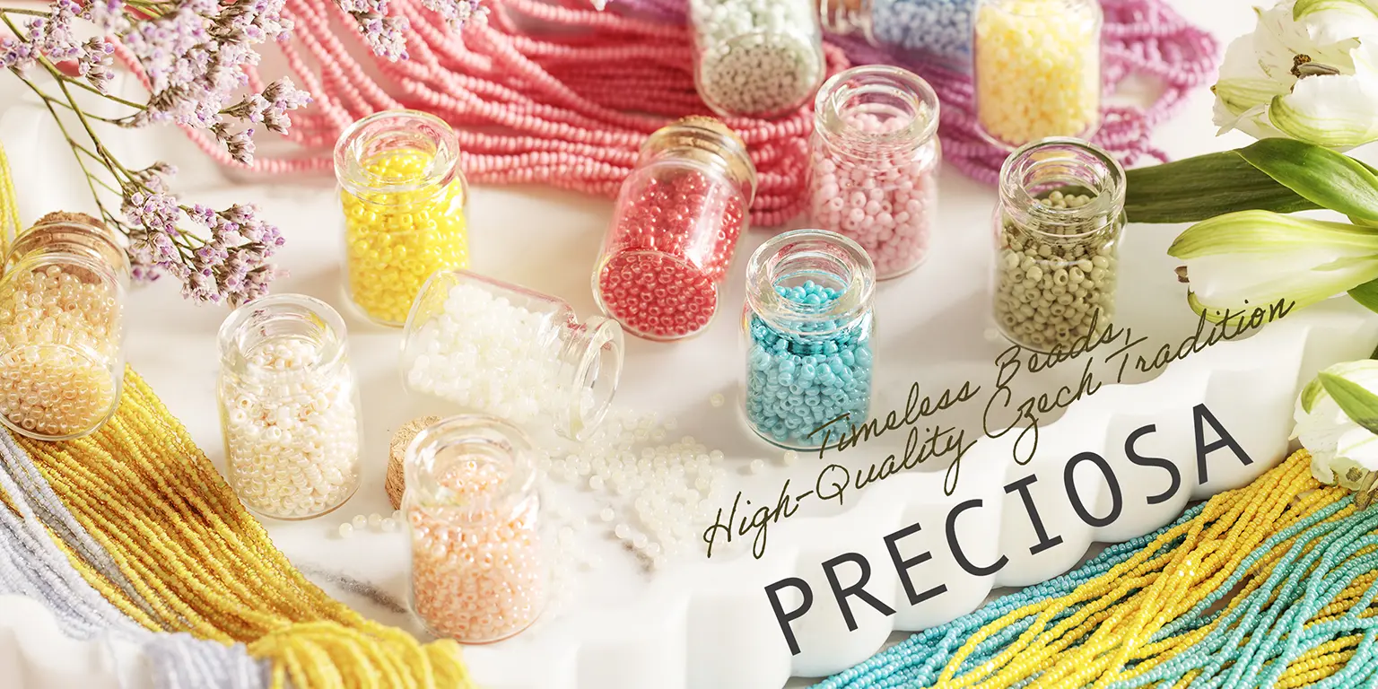Preciosa czech seed beads new colour link banner