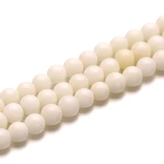 White Coral A Grade 4mm Round