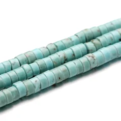Turquoise Magnesite Wheel 2x4mm