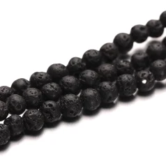 Lava Rock 4mm Round