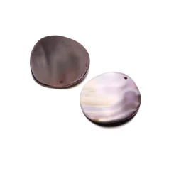 Wampum Shell  Free Form 25mm