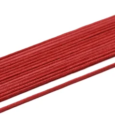 COTTON WAX CORDS 1MM 10 YARD-Red