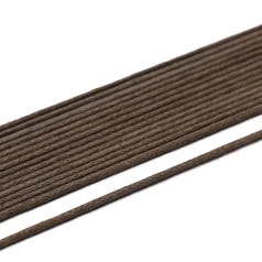 COTTON WAX CORDS 1MM 10 YARD- Dark Brown