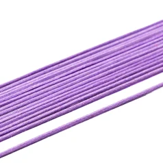 COTTON WAX CORDS 1MM 10 YARD- Purple