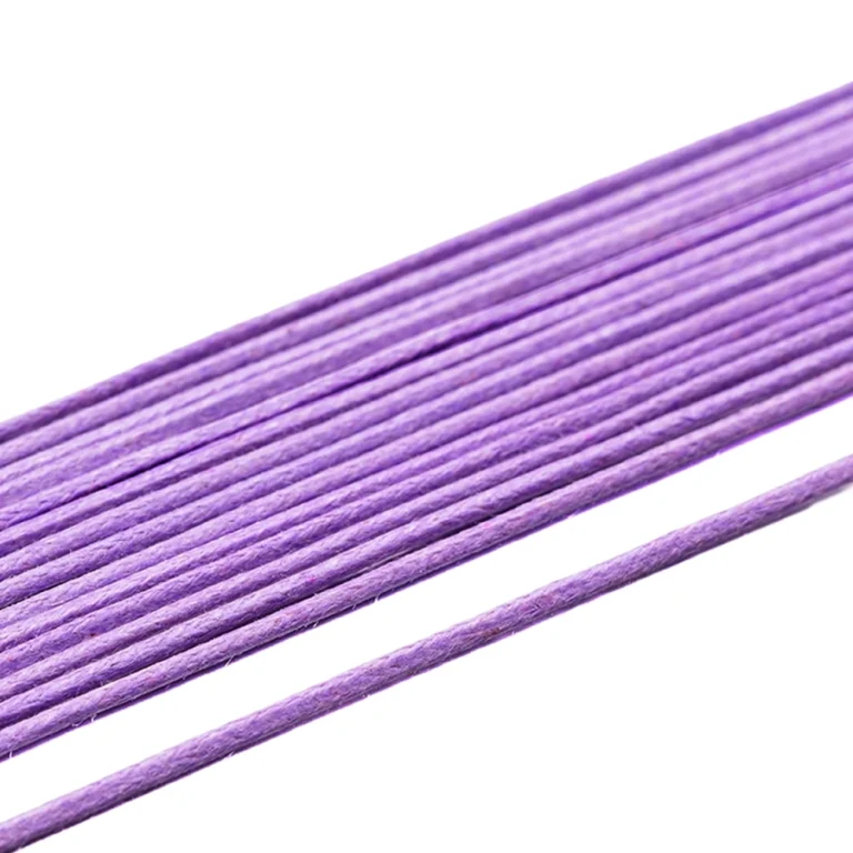 COTTON WAX CORDS 1.5MM 10 YARD-  Purple