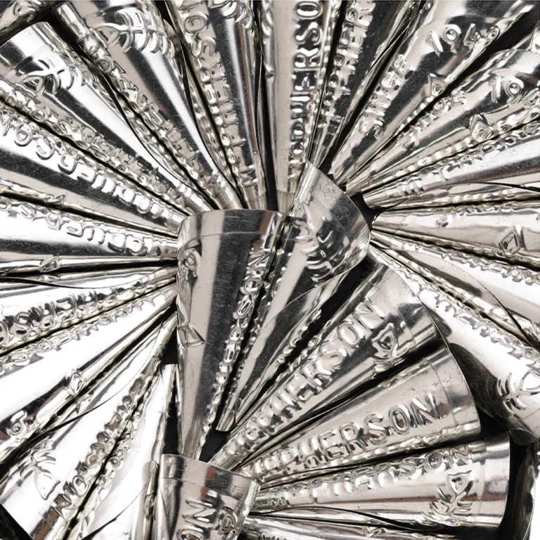 MCPHERSON CONE SILVER LARGE 2.6 inch  PACK OF 100