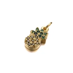 14 K Gold Plated Charm - Pineapple