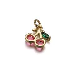Alternative view of 14 K Gold Plated Charm - Cherry