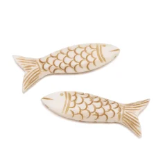 FISH PENDANT 56X21MM- Natural