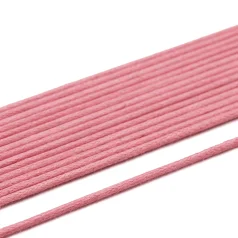 COTTON WAX CORDS 1MM 10 YARD-Pink