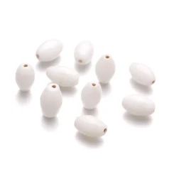 Barley (Rice) Beads Opaque White