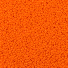 Czech Seed Beads, 11/0 - Opaque Orange (loose)