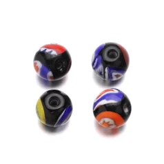10mm Round Caned Fiori
