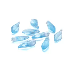 Alternative view of Beads, Glass Beads, 15x6mm Dagger Drop, LIGHT AQUA