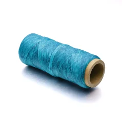 Waxed Flat Polypro Sinew 1oz Turquoise