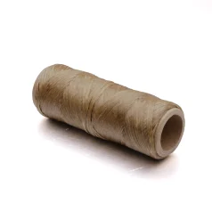 Waxed Flat Polyester Sinew Shades Natural