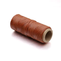 Waxed Flat Polypro Sinew Earth Tone 1oz Orange