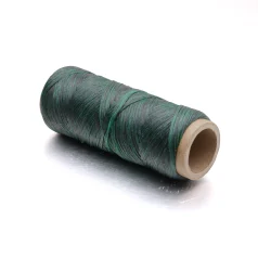 Waxed Flat Polypro Sinew Earth Tone 1oz Green