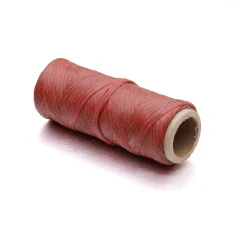 Waxed Flat Polypro Sinew Earth Tone 1oz Red