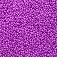 Czech Seed Beads, 10/0 - Opaque Dyed Chalk Violet (loose)