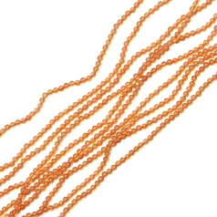 Orange Agate Round 2mm