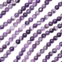 B Grade Amethyst Round 6mm