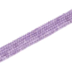 A Grade Amethyst Faceted Round 2mm